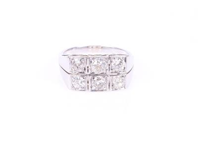 Diamant Ring zus. ca.1,00 ct - Schmuck und Uhren