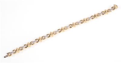 Brillant Armkette zus. ca. 0,80 ct - Schmuck und Uhren