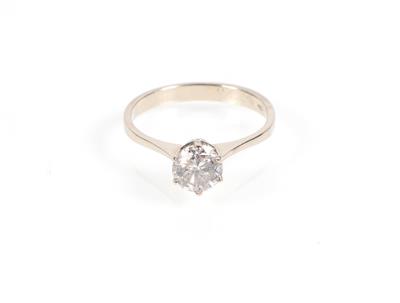 Brillantsolitärring ca. 0,80 ct - Schmuck und Uhren