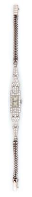 Diamant Damenuhr im "Art Deco-Stil" - Schmuck und Uhren