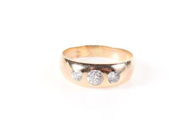 Diamant Ring zus. ca. 0,50 ct - Jewellery and watches