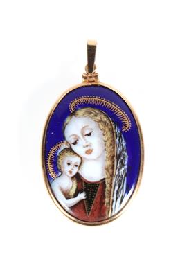 Heiligenanhänger "Maria mit Jesuskind" - Schmuck und Uhren