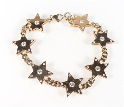 Brillant Armkette zus. ca. 2,20 ct "Sterne" - Große und kleine Kostbarkeiten
