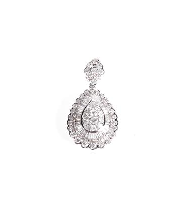 Brillant Diamant Anhänger zus. ca. 2,00 ct - Jewellery and watches
