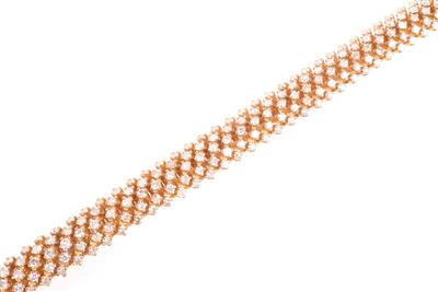 Brillantarmband zus. ca. 7,35 ct - Schmuck und Uhren