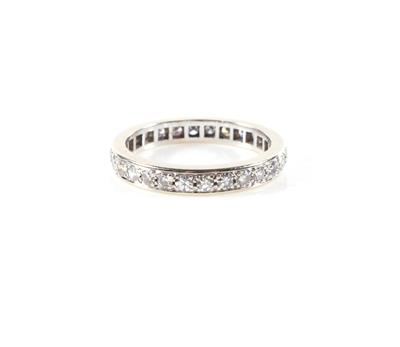 Diamant Memoryring zus. ca. 0,85 ct - Schmuck und Uhren