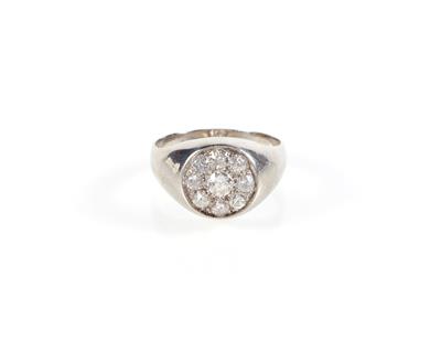 Diamant Ring zus. ca. 0,70 ct - Klenoty a náramkové