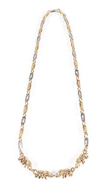 Brillant Diamant Collier zus. ca. 1,70 ct "Elefanten" - Jewellery and watches