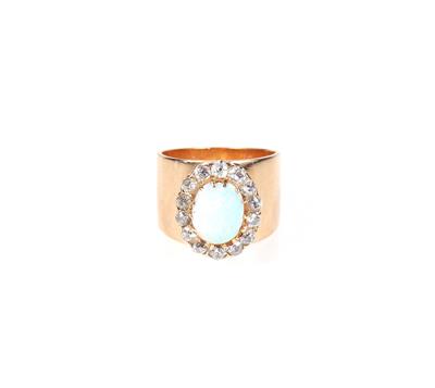 Diamant Opal Damenring - Jewellery and watches