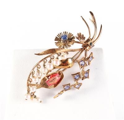 Brosche "Blumenstrauß" - Jewellery and watches