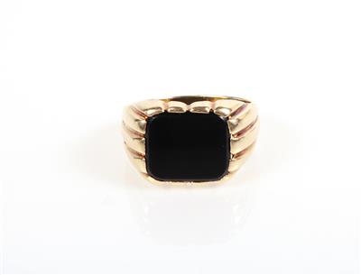 Onyx Herrenring - Jewellery and watches