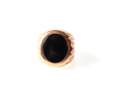 Onyx Herrenring - Schmuck und Uhren