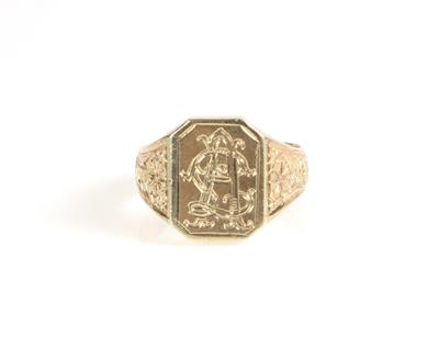 Ring mit Monogrammgravur - Schmuck und Uhren