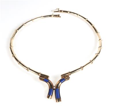 (Beh.) Lapis Lazuli Collier - Schmuck und Uhren