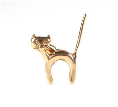 Brosche "Katze" - Schmuck und Uhren