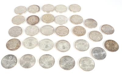 30 Silbermünzen ATS 50,- - Schmuck und Uhren