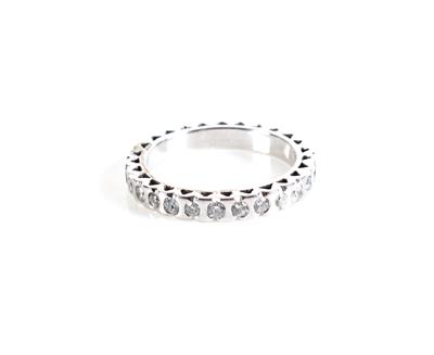 Brillant Memory Damenring zus. ca. 0,80 ct - Schmuck und Uhren