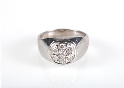 Brillant Ring zus. ca.0,45 ct - Klenoty a náramkové