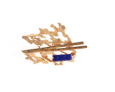 Lapis Lazuli Brosche - Schmuck und Uhren