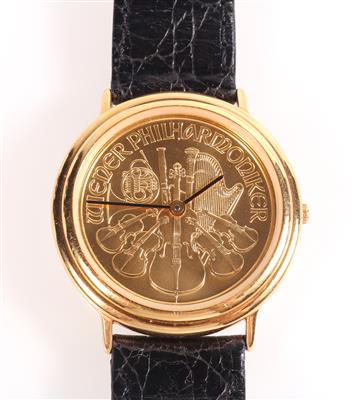 Münze Österreich Armbanduhr - Schmuck und Uhren