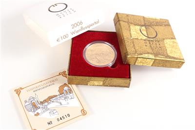Goldmünze 100 Euro "Wienflussportal" - Schmuck und Uhren