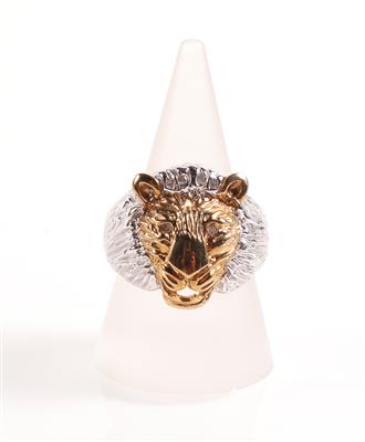 Diamant Damenring "Löwe" - Schmuck und Uhren