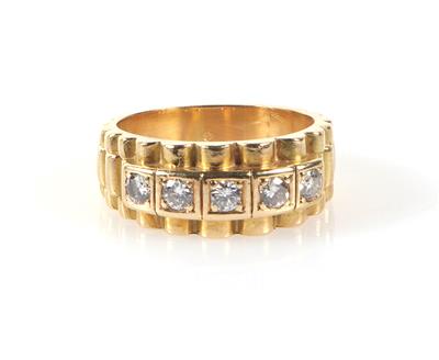 Brillant Ring zus. ca.0,40 ct - Jewellery and watches