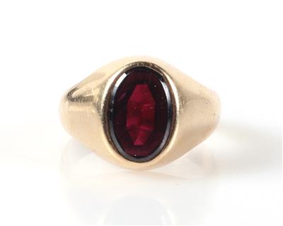 Granat Ring - Schmuck und Uhren