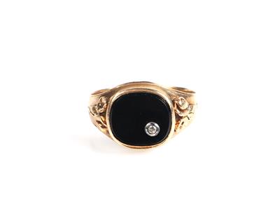 Onyx Brillant Damenring - Gioielli e orologi