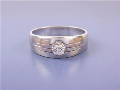 Brillantsolitär-Ring ca. 0,25 ct - Schmuck und Uhren