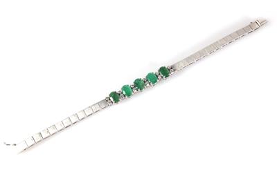 Smaragd Brillant Armkette - Klenoty a náramkové
