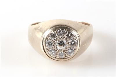 Brillant Ring zus. ca.0,65 ct - Schmuck und Uhren