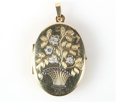 Medaillon "Blumenstrauß" - Schmuck und Uhren