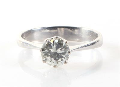 Brillantsolitär ca. 1,10 ct - Schmuck und Uhren Weihnachtsauktion