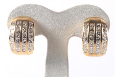 Diamant Ohrclips zus. ca. 5,00 ct - Gioielli e orologi