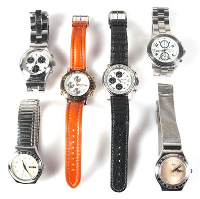 Konvolut Pulsar und Swatch Armbanduhren - Schmuck und Uhren
