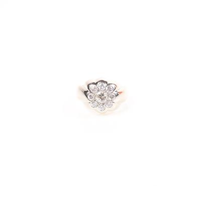 Brillant Ring zus. ca.0,95 ct - Schmuck und Uhren