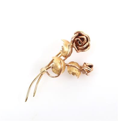 Brosche "Wiener Rose" - Schmuck und Uhren