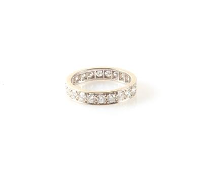 Brillant Memoryring zus. ca. 2,00 ct - Jewellery and watches