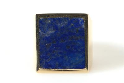 (Beh.) Lapis Lazuli Herrenring - Klenoty a náramkové