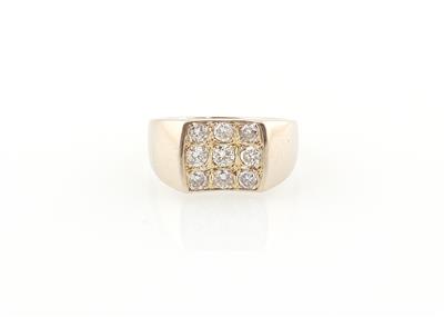 Brillantring zus. ca. 0,70 ct - Schmuck und Uhren