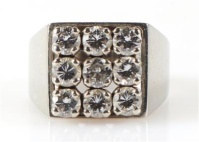 Brillantring zus. ca. 1,35 ct - Schmuck und Uhren