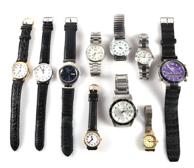 Konvolut 10 Armbanduhren - Schmuck und Uhren