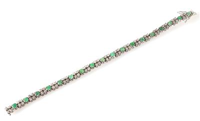 Smaragd Brillant/Diamant Armband - Jewellery and watches