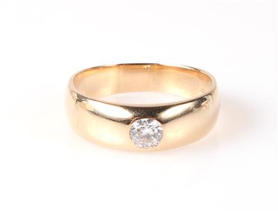 Altschliffdiamantsolitär Ring ca. 0,35 ct - Klenoty a Hodinky