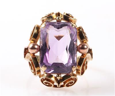 Amethyst Damenring - Schmuck und Uhren