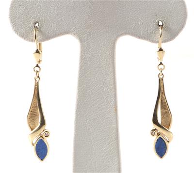 (Beh.) Lapis Lazuli Ohrgehänge - Jewellery and watches