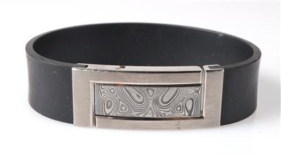 "Meister Design" Damaszener Stahl Armband - Schmuck und Uhren