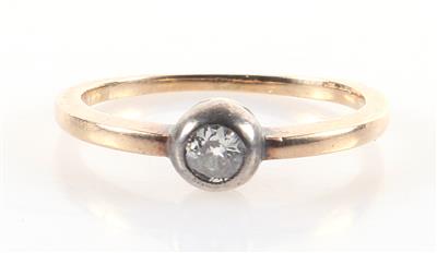 Diamantsolitär ca. 0,15 ct - Jewellery and watches