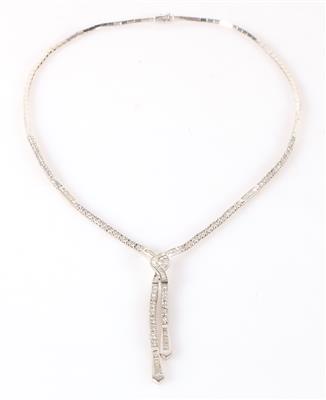 Brillant Diamant Collier zus. ca. 3,10 ct - Schmuck und Uhren